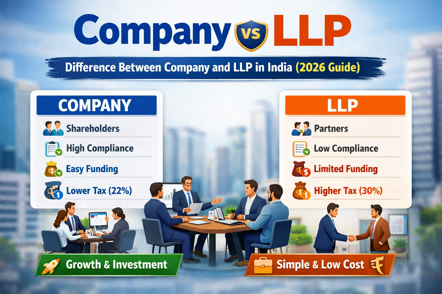 Company vs LLP in India 2026