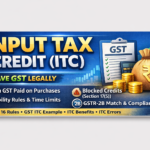 Input Tax Credit